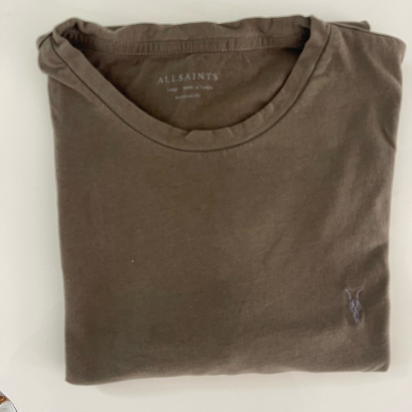 ALL SAINTS regular fit tee preowned, no stains, no rips. Excellent condition. - Picture 5 of 5